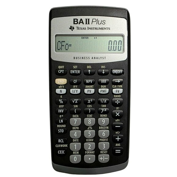 Texas Instruments BA II Plus Financial Calculator Business Analyst Cover Office - Picture 4 of 13